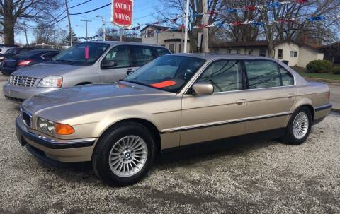 1999 BMW 7 Series for sale at Antique Motors in Plymouth IN
