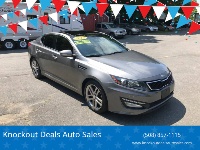 2013 Kia Optima for sale at Knockout Deals Auto Sales in West Bridgewater MA