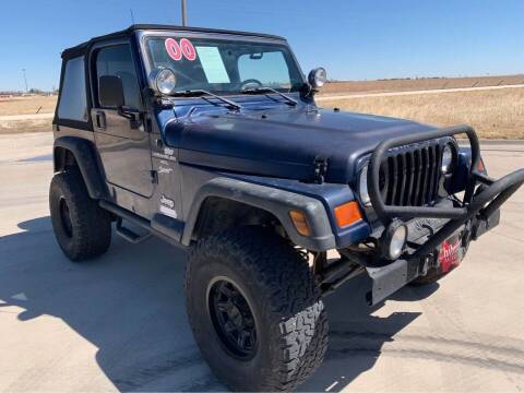 2000 Jeep Wrangler for sale at Chihuahua Auto Sales in Perryton TX