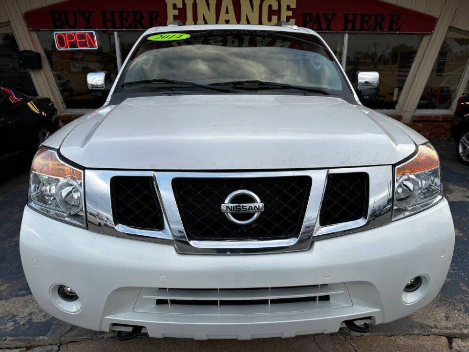 2014 Nissan Armada for sale at Caspian Auto Sales in Oklahoma City, OK