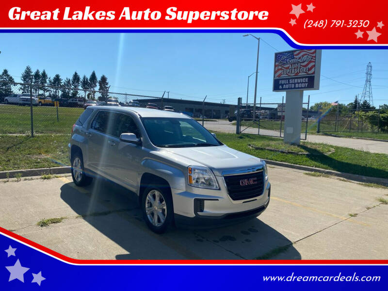 2017 GMC Terrain for sale at Great Lakes Auto Superstore in Waterford Township MI