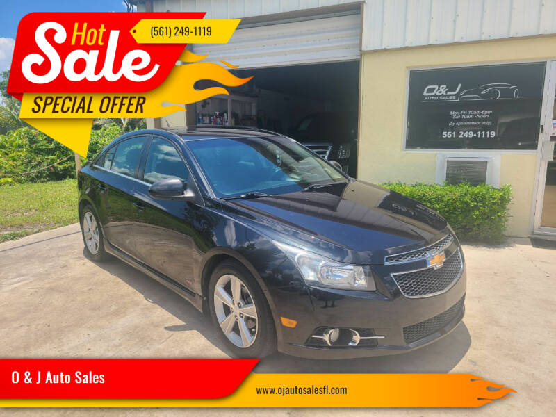 2012 Chevrolet Cruze for sale at O & J Auto Sales in Royal Palm Beach FL