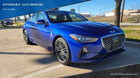 2019 Genesis G70 for sale at AFFORDABLE AUTO BROKERS in Keller TX