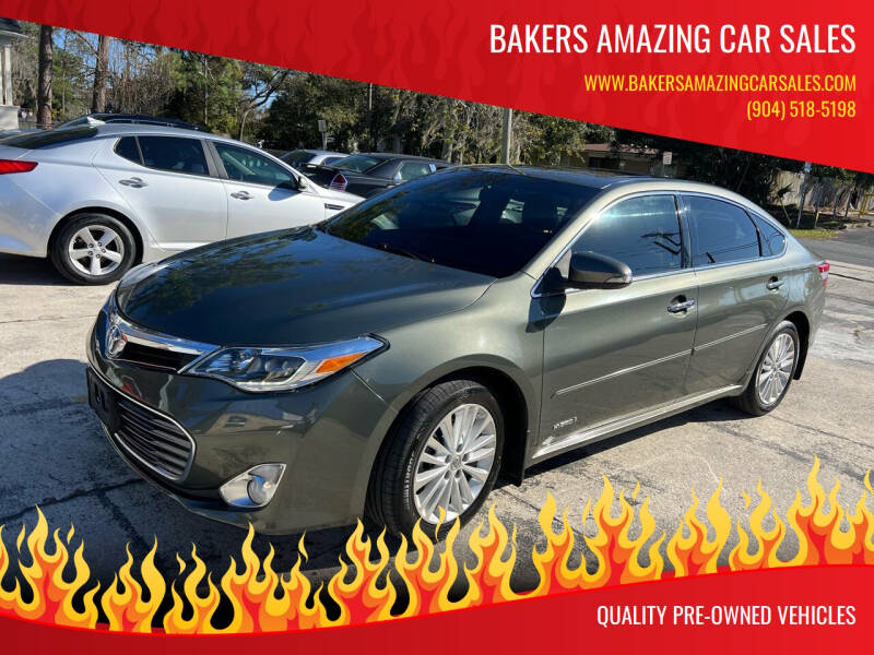 2013 Toyota Avalon Hybrid for sale at Bakers Amazing Car Sales in Jacksonville FL