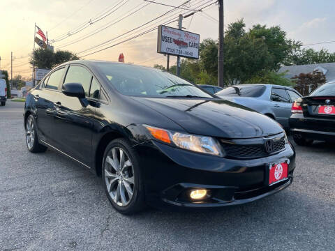 2012 Honda Civic for sale at PARKWAY MOTORS 399 LLC in Fords NJ