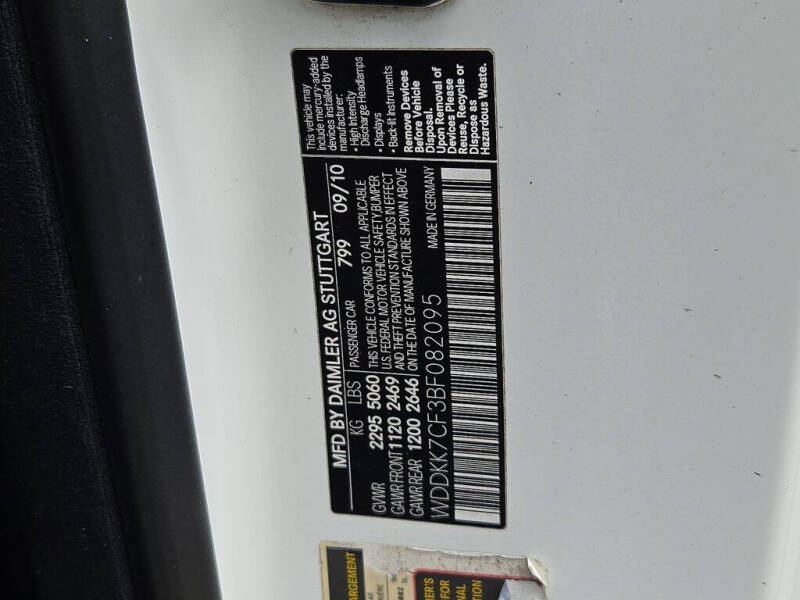 2011 Mercedes-Benz E-Class E 550