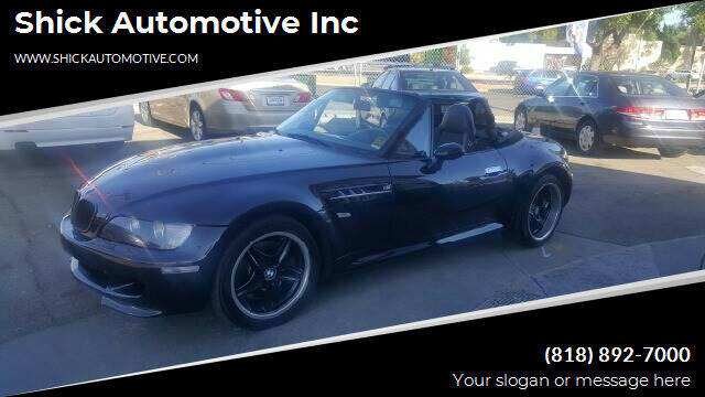 2000 BMW Z3 for sale at Shick Automotive Inc in North Hills CA
