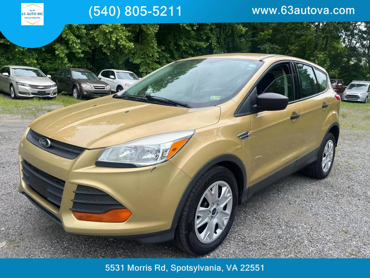 2015 Ford Escape for sale at 63 Auto Inc in Spotsylvania, VA