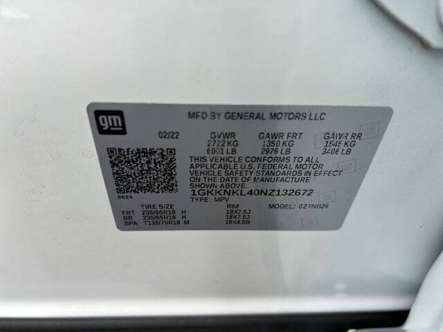 2022 GMC Acadia SLE