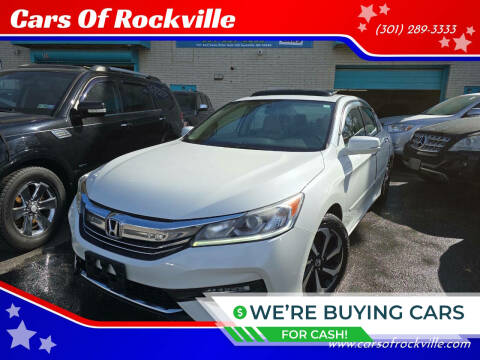 2016 Honda Accord for sale at Cars Of Rockville in Rockville MD