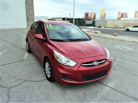 2015 Hyundai Accent for sale at DESERT AUTO TRADER in Las Vegas NV