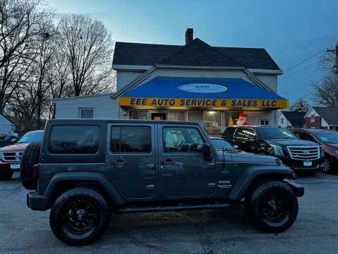 2016 Jeep Wrangler Unlimited for sale at EEE AUTO SERVICES AND SALES LLC in Cincinnati OH