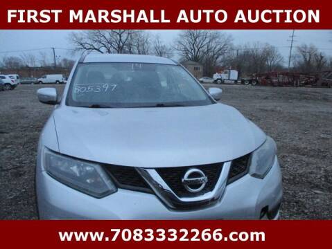 2014 Nissan Rogue for sale at First Marshall Auto Auction in Harvey IL