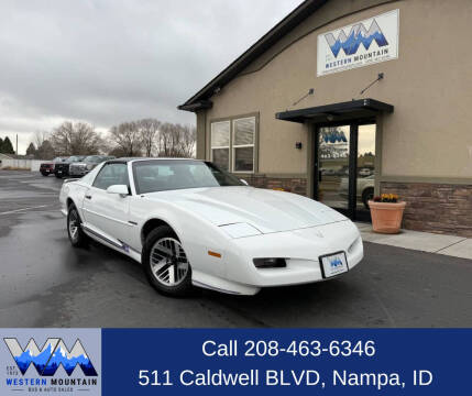 1991 Pontiac Firebird for sale at Western Mountain Bus & Auto Sales in Nampa ID