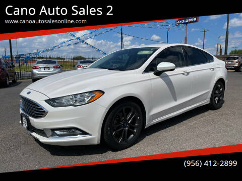 2018 Ford Fusion for sale at Cano Auto Sales 2 in Harlingen TX