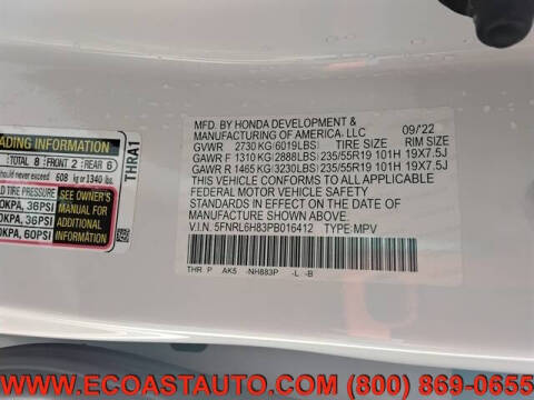 2023 Honda Odyssey Touring