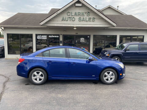 2012 Chevrolet Cruze for sale at Clarks Auto Sales in Middletown OH