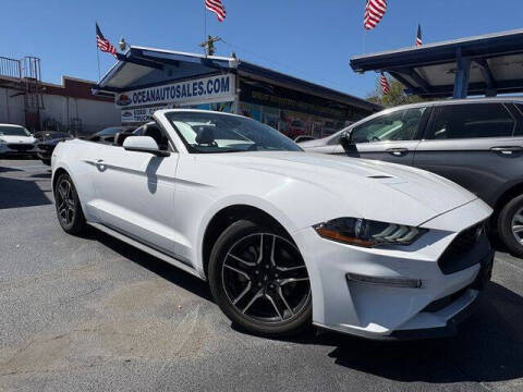 2022 Ford Mustang for sale at OCEAN AUTO SALES in Miami FL