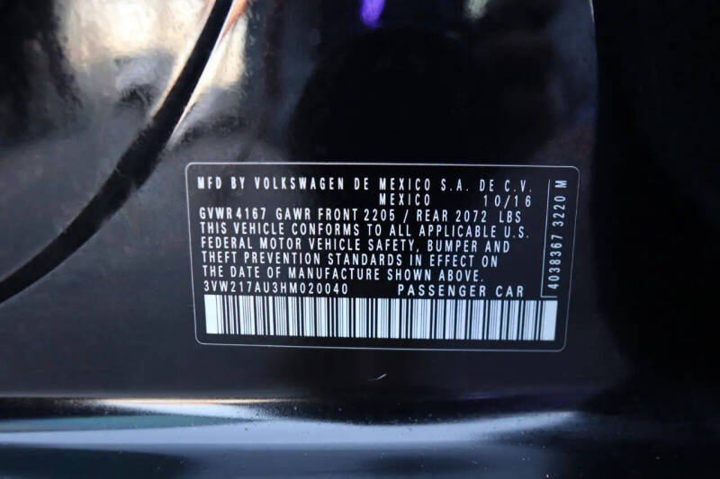 2017 Volkswagen Golf TSI Wolfsburg Edition