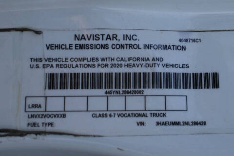 2022 International MV607