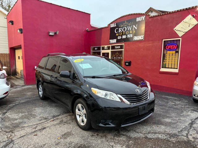 2012 Toyota Sienna for sale at Crown Motors in Milwaukee, WI