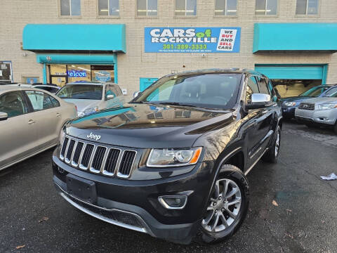 2015 Jeep Grand Cherokee for sale at Cars Of Rockville in Rockville MD