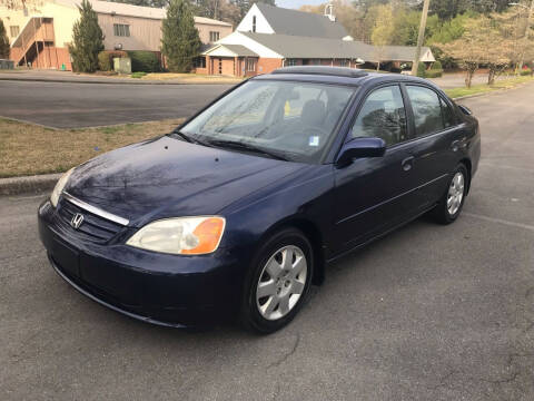 2002 Honda Civic for sale at Global Imports of Dalton LLC in Dalton GA