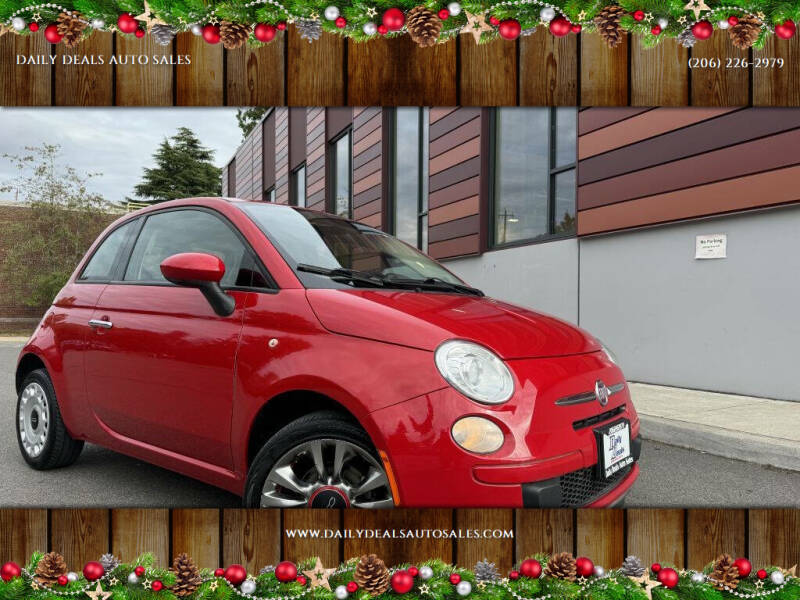 2015 FIAT 500 for sale at DAILY DEALS AUTO SALES in Seattle WA