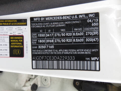 2013 Mercedes-Benz GL-Class GL 450 4MATIC