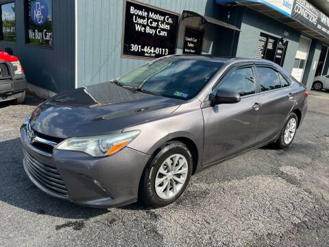 2015 Toyota Camry for sale at Bowie Motor Co in Bowie MD