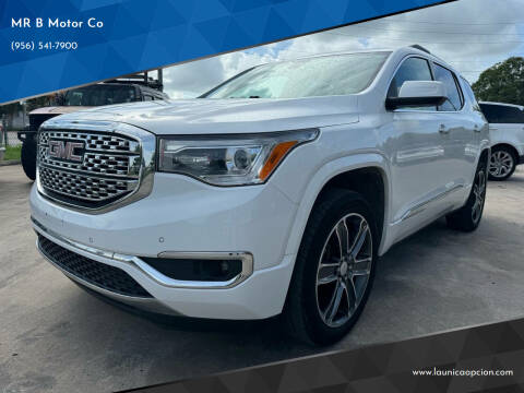 2019 GMC Acadia for sale at MR B Motor Co in Brownsville TX