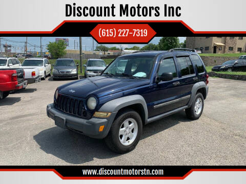 2007 Jeep Liberty for sale at Discount Motors Inc in Nashville TN