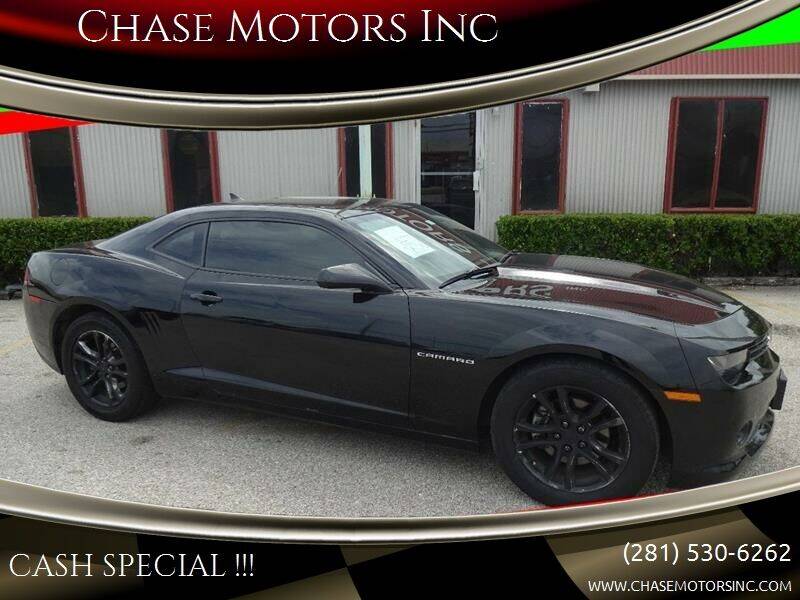 2015 Chevrolet Camaro for sale at Chase Motors Inc in Stafford TX