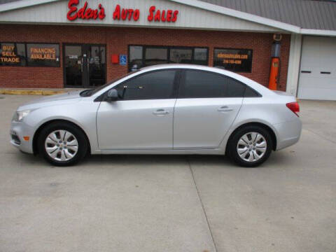 2015 Chevrolet Cruze for sale at Eden's Auto Sales in Valley Center KS