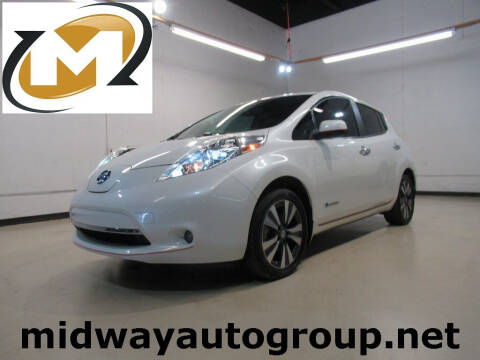 2015 Nissan LEAF for sale at Midway Auto Group in Addison TX