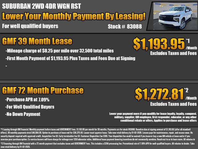 2026 Chevrolet Suburban RST