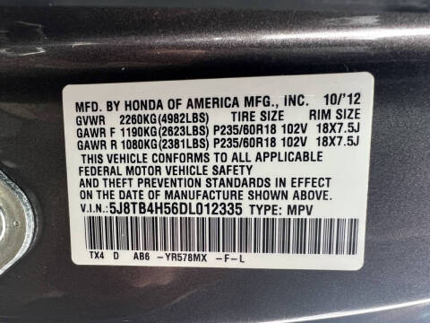 2013 Acura RDX w/Tech
