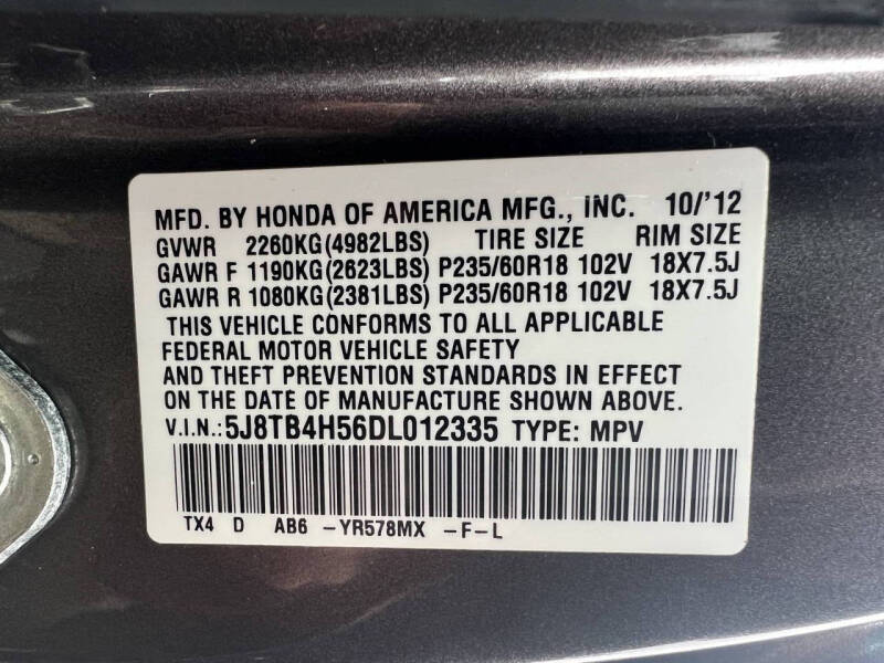 2013 Acura RDX w/Tech