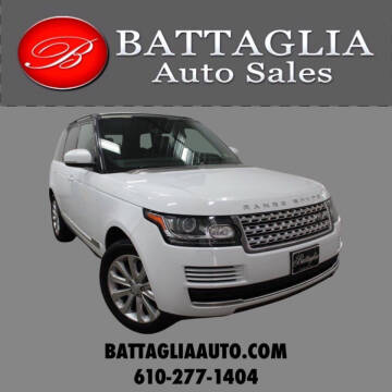 2015 Land Rover Range Rover for sale at Battaglia Auto Sales in Plymouth Meeting PA