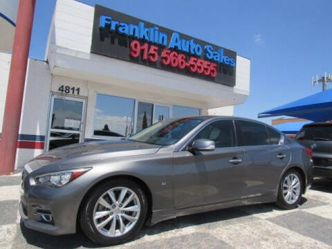 2015 Infiniti Q50 for sale at Franklin Auto Sales in El Paso TX