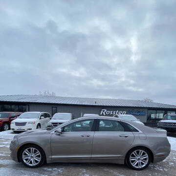 2016 Lincoln MKZ for sale at ROSSTEN AUTO SALES in Grand Forks ND