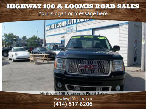 2011 GMC Sierra 1500 for sale at Highway 100 & Loomis Road Sales in Franklin WI