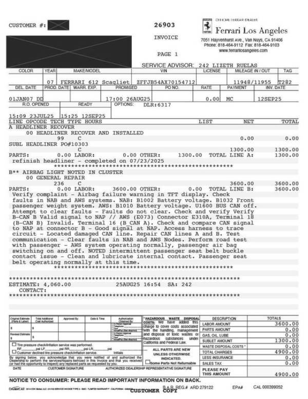 2007 Ferrari 612 Scaglietti