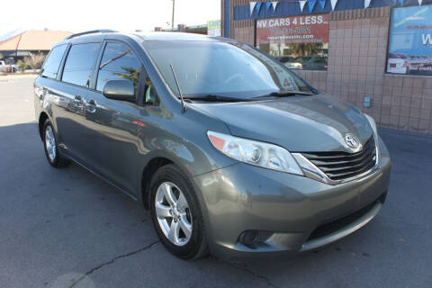 2014 Toyota Sienna for sale at NV Cars 4 Less, Inc. in Las Vegas NV