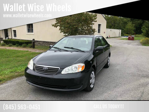2006 Toyota Corolla for sale at Wallet Wise Wheels in Montgomery NY