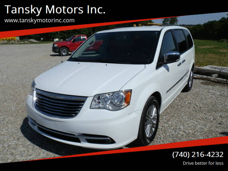 2015 Chrysler Town and Country for sale at Tansky Motors Inc. in Rockbridge OH