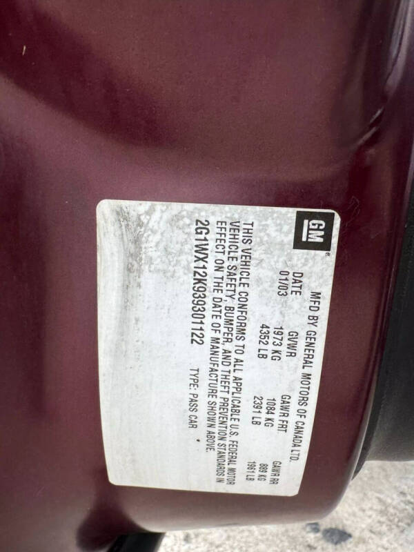 2003 Chevrolet Monte Carlo SS