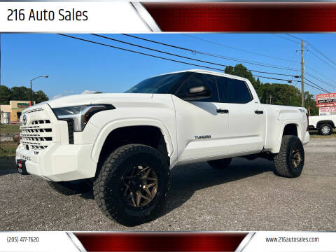 2022 Toyota Tundra for sale at 216 Auto Sales in Mc Calla AL