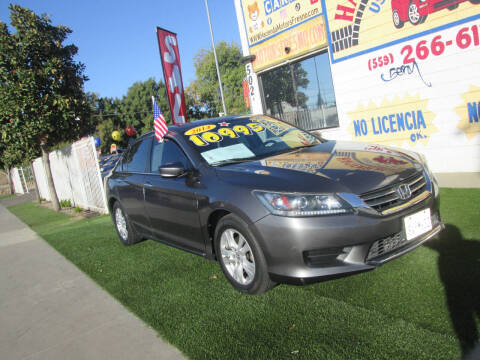 2014 Honda Accord for sale at Hacienda Motors used car sales inc in Fresno CA