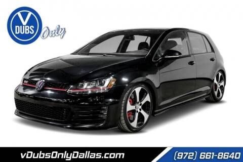 2017 Volkswagen Golf GTI for sale at VDUBS ONLY in Plano TX